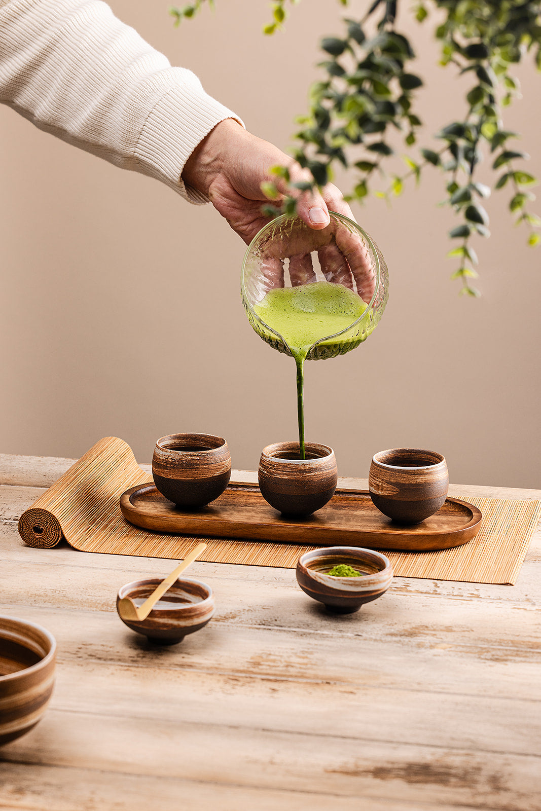 Cuillère à Matcha en bambou